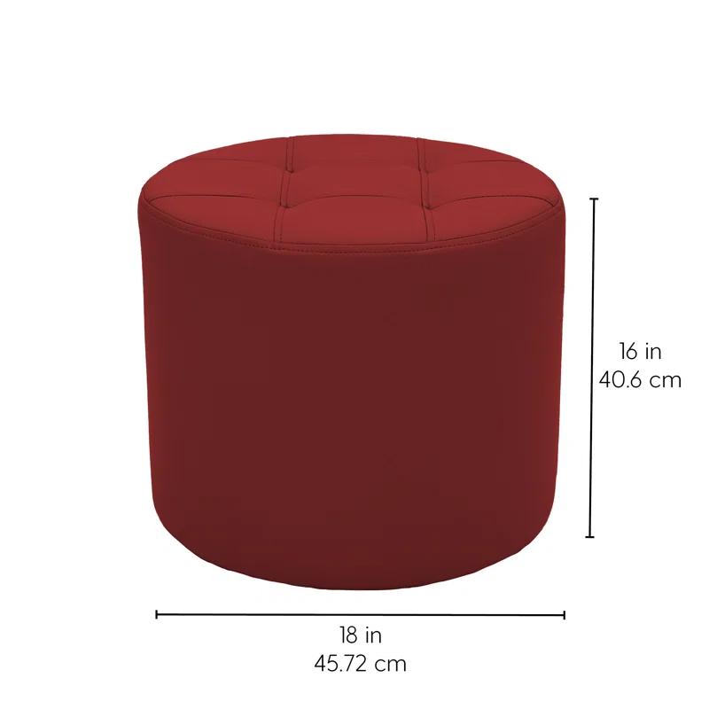 Factory Direct Partners Faux Leather Ottoman