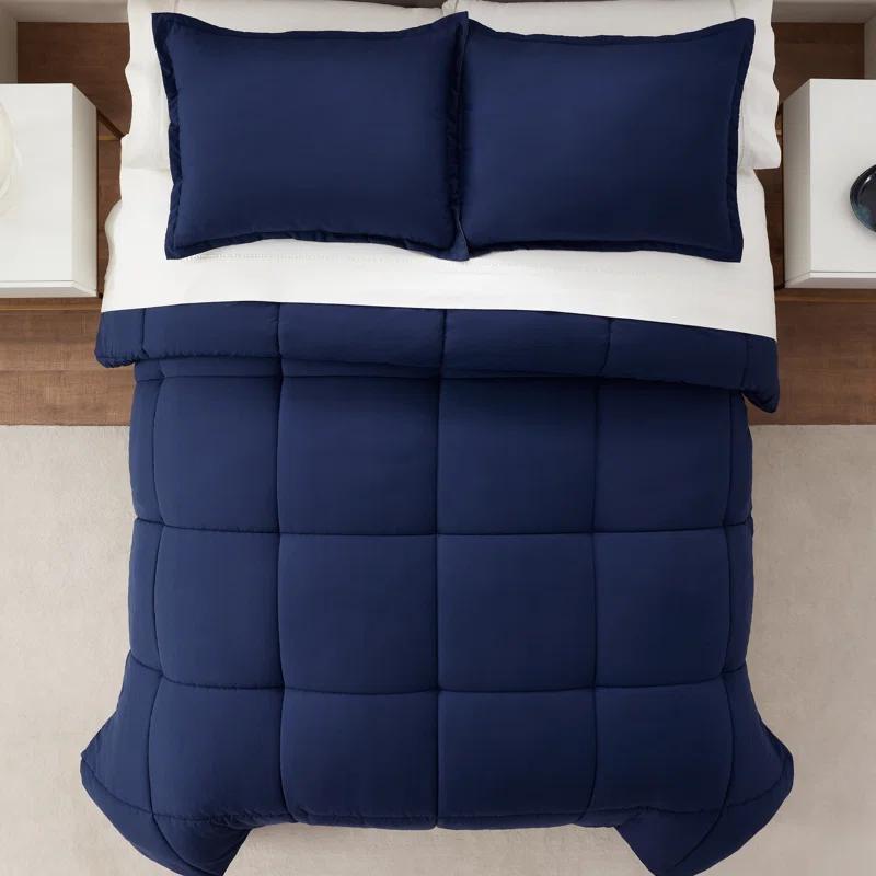 Serta Microfiber 3 Piece Comforter Set