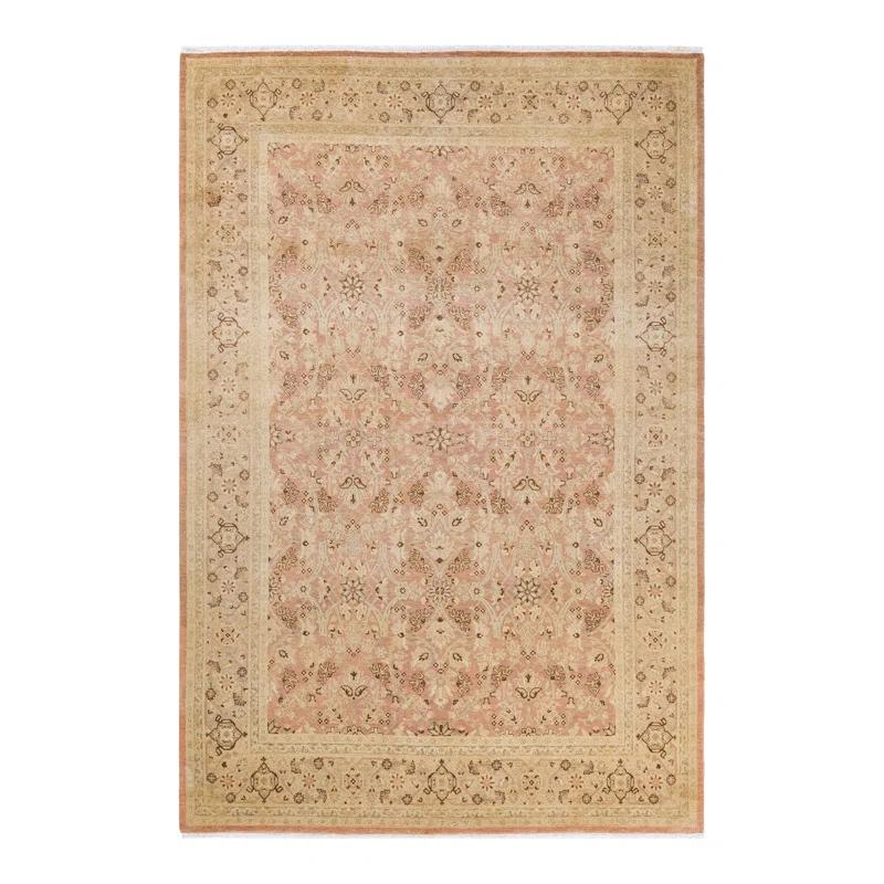 Isabelline Shentell One-of-a-Kind 6' 1" X 9' 3" 2000s Wool Area Rug in Beige