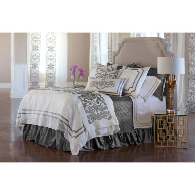 Lili Alessandra Mozart Embroidered Throw Blanket
