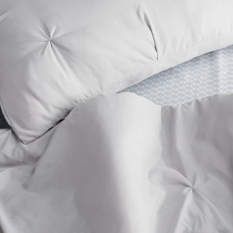 Serta Serta Simply Clean Microfiber Pleated 7 Piece Comforter Set