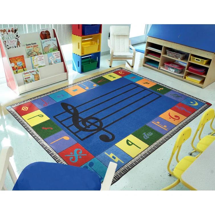Joy Carpets Educational Note Worthy Area Rug by Joy Carpets