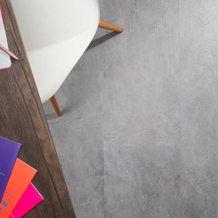 Bond Tile Lujo 12" x 24" x 5mm Rigid Click-Lock Stone Look Luxury Vinyl Tile Flooring (23.76 Sq. Ft. / Case)