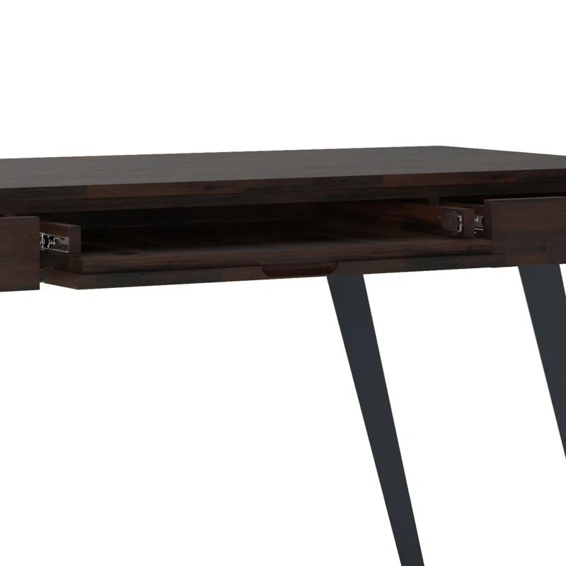 Simpli Home Lowry Solid Wood Desk