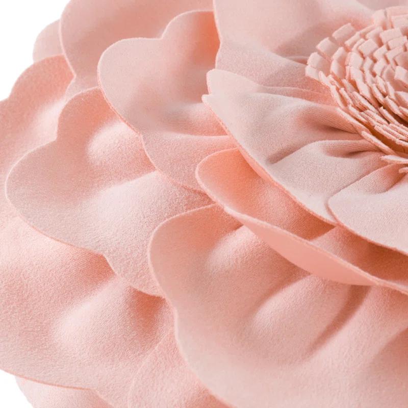 JWH 3D Floral Throw Pillow Floral Throw Pillow