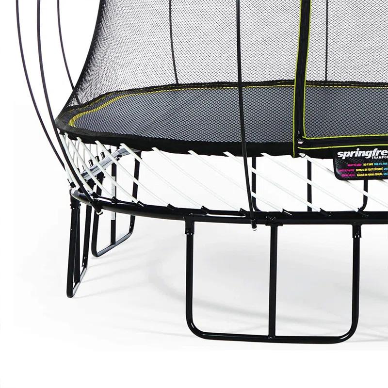 SpringfreeTrampoline Springfree Trampoline Kids Outdoor Medium Oval 8 x 11' Trampoline with Enclosure