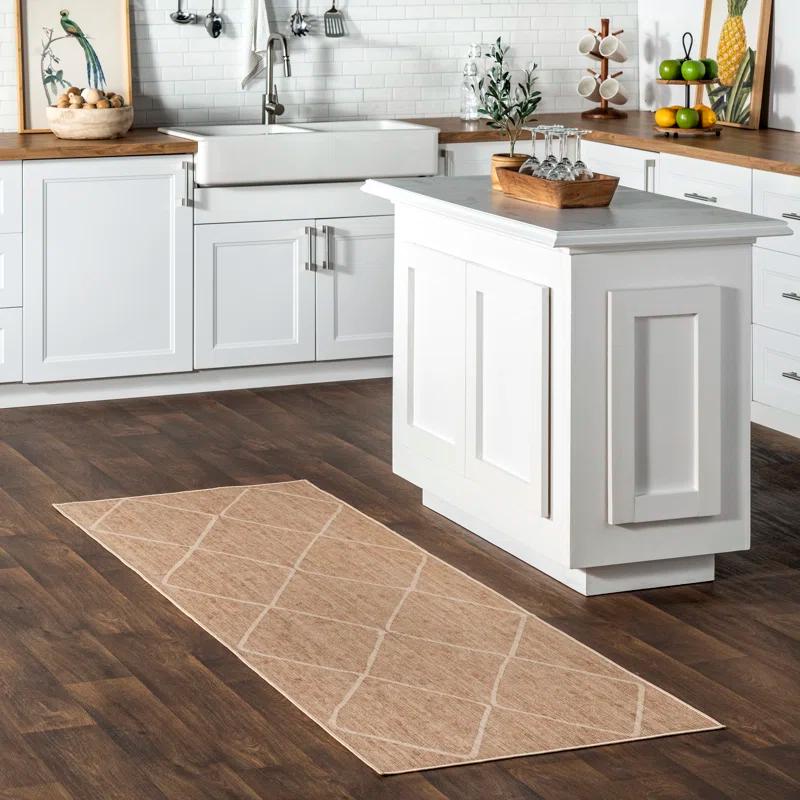 Foundry Select Dori SuperiorWash Tribal Easy-Jute Machine Washable Area Rug