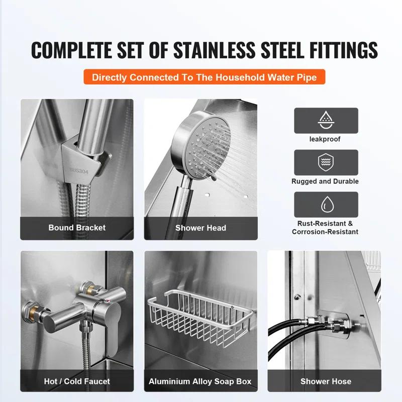 VEVOR Multi-functional Pet Bathtub