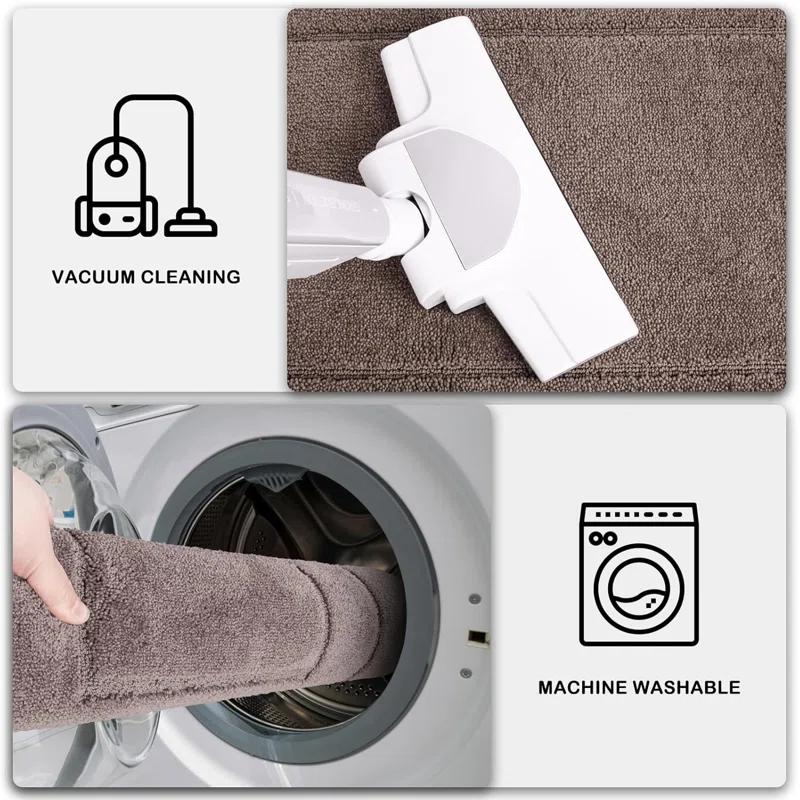 Hokku Designs Machine Washable Kitchen Rug Set [2 PCS] (24" x 35.5"+ 24" x 59")