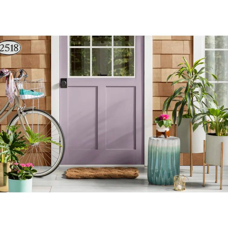 Stacia Round Metal Mid Century Indoor Pot Planter Set