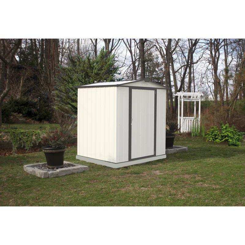 Arrow EZEE Shed 6 ft. W x 5 ft. D Metal Storage Shed