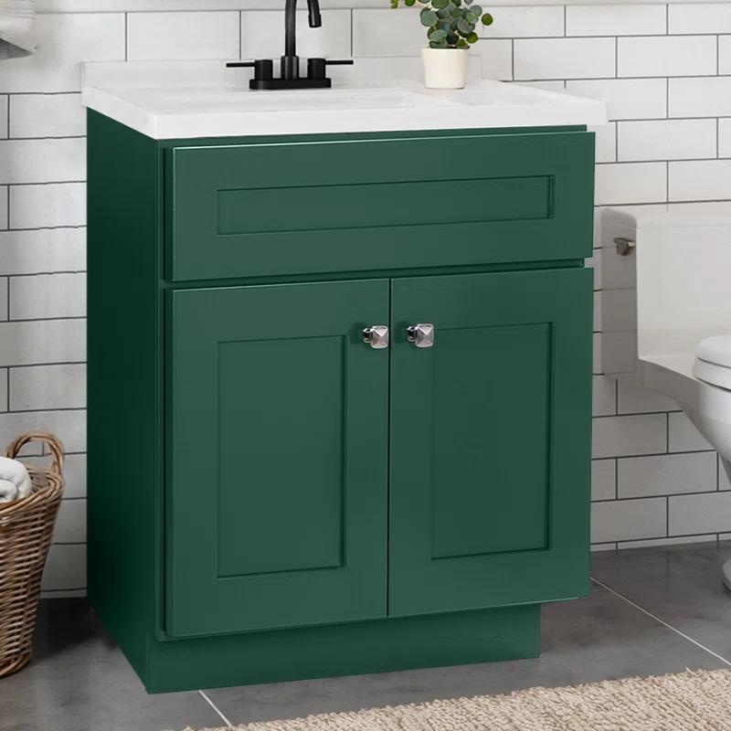 Design House Brookings 30 Inch Bath Vanity, Ready to Assemble, Sherwin Williams®