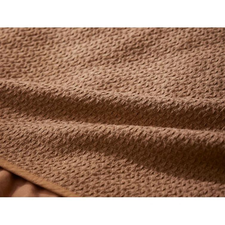 Coyuchi Honeycomb Hand Woven Throw Blanket