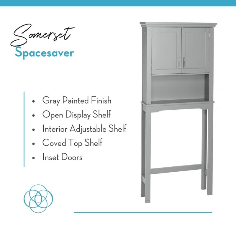 RiverRidge Somerset Over the Toilet Bathroom Spacesaver Wall Medicine Storage Cabinet with Adjustable Shelf