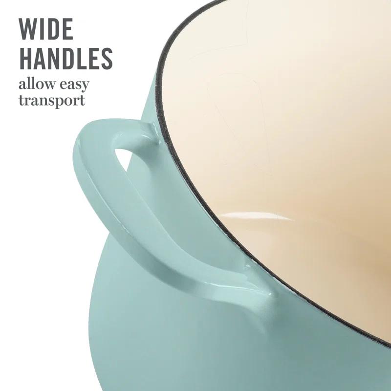 Martha Stewart Martha Stewart Gatwick 7 qt. Cast Iron Round Dutch Oven with Lid