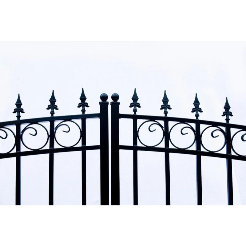 ALEKO Steel Dual Swing Driveway Gate - PRAGUE Style