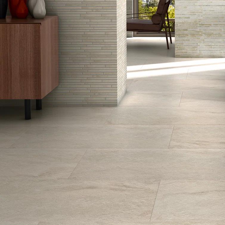 Bond Tile Mesa 23.62" x 47.24" Matte Limestone Look Porcelain Floor and Wall Tile (15.49 Sq. Ft./Case)
