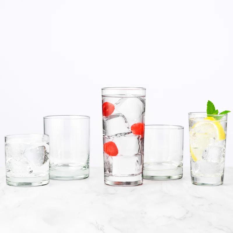 Heavy Base 8 oz. Highball Glassware Set (Set of 24)