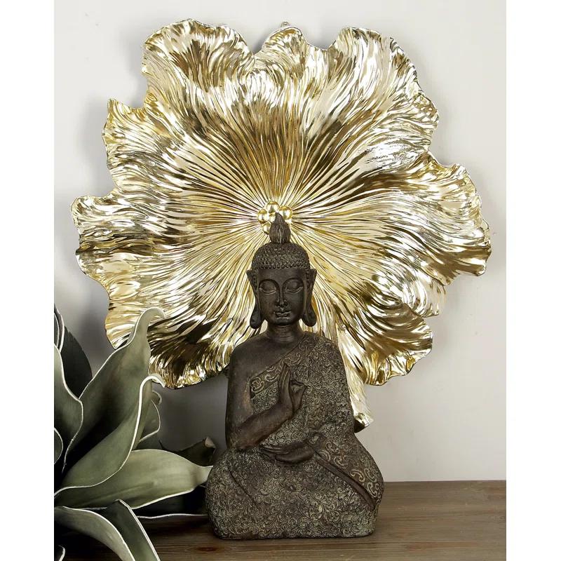 Highland Dunes Polystone 3D Floral Wall Decor Set