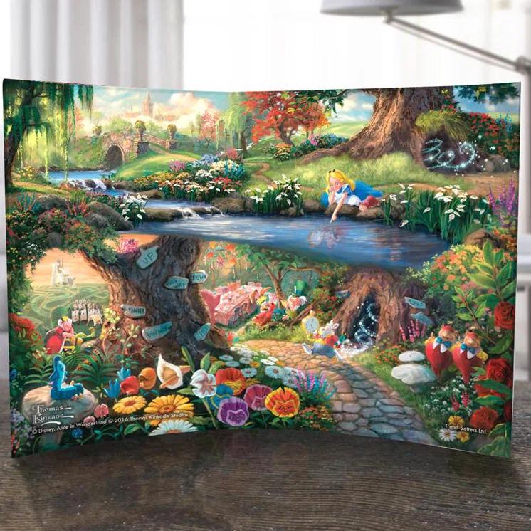Trend Setters Disney Alice in Wonderland Curved Acrylic Print
