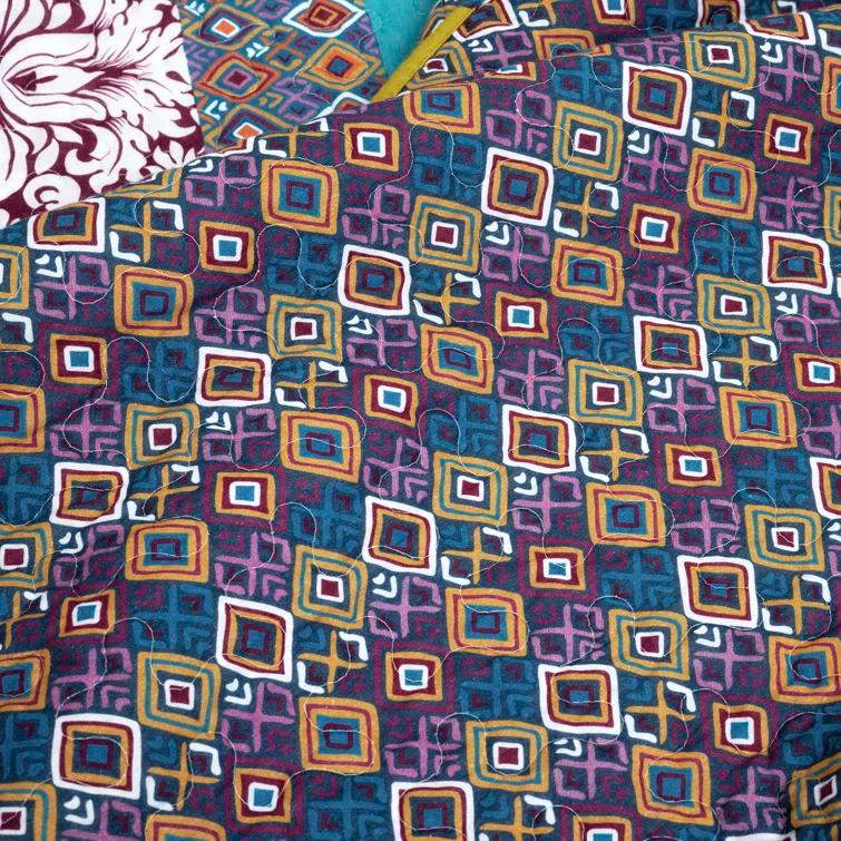 Lush Decor Boho Stripe Reversible Coverlet Set