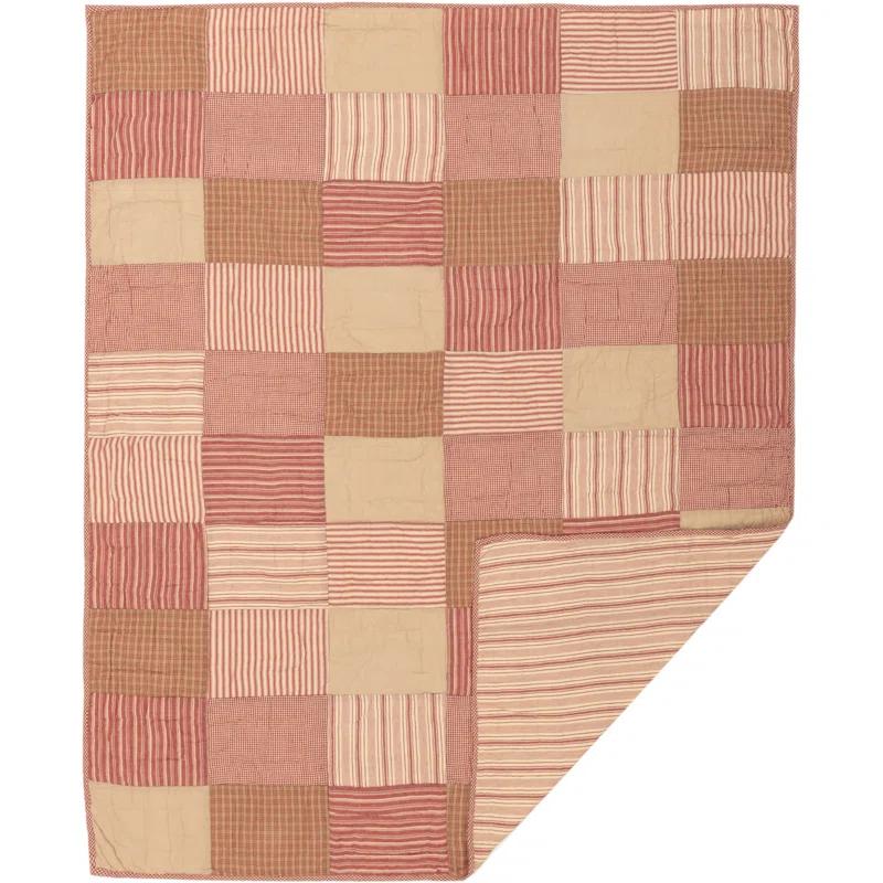 VHC Brands Sawyer Mill Handmade Throw Blanket