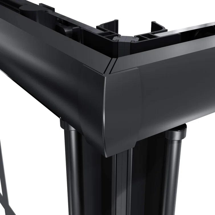 Elegant YJY-BL-343472GD-01 34"D x 34"W x 72"H Framed Square Shower Enclosure with 1/4"Clear Tempered Glass Shower Door