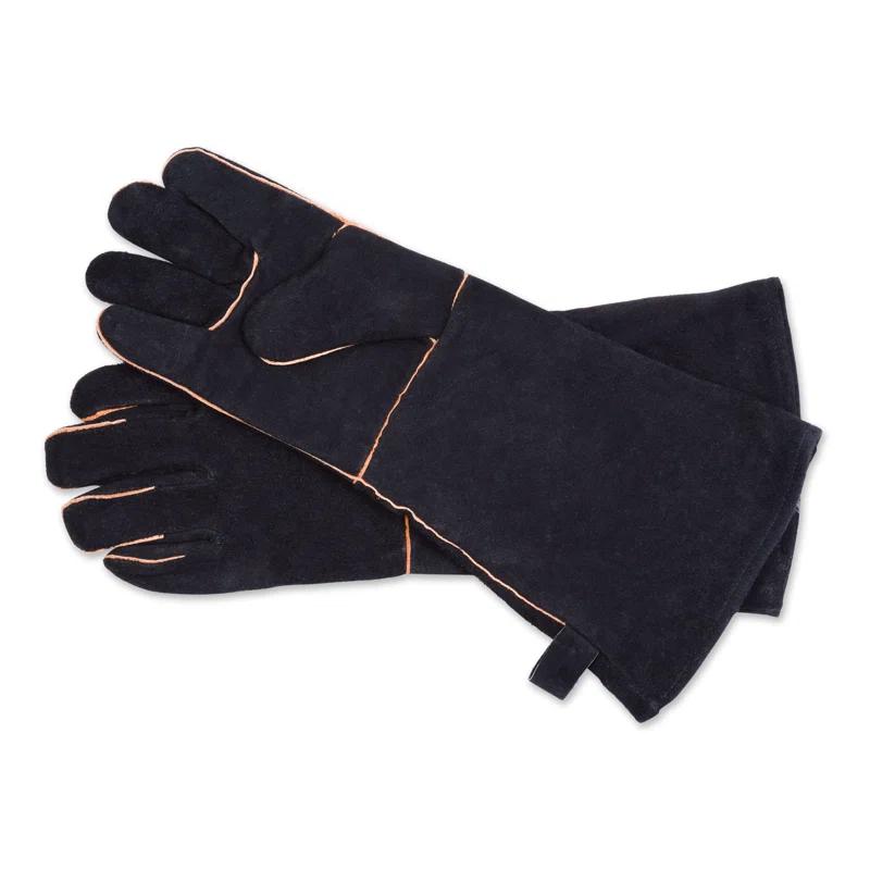 Design Imports Design Imports Leather Oven Glove Set (Set of 2)