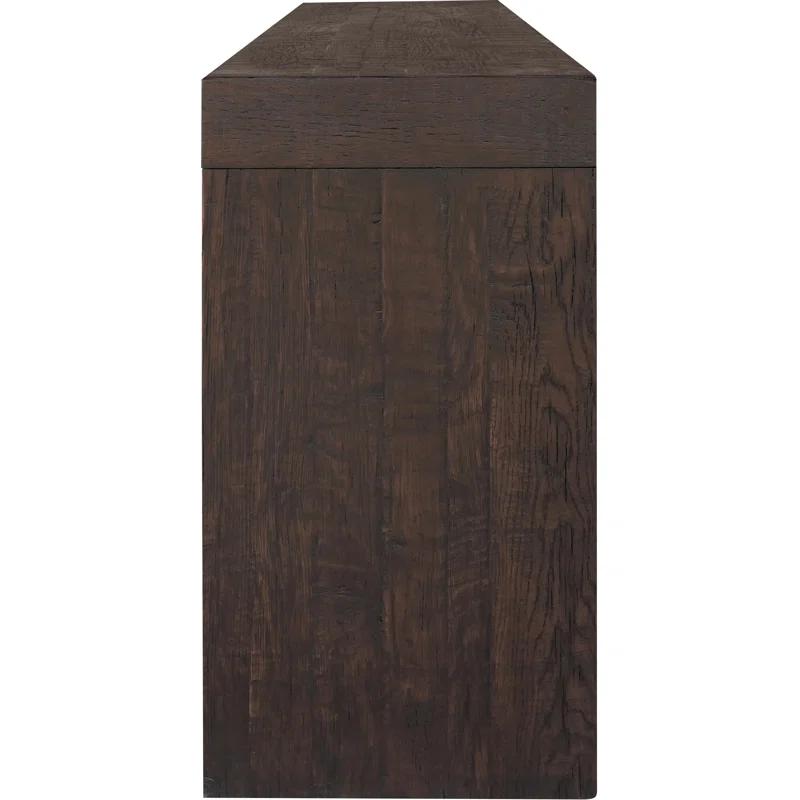 Adams Console Table Rustic Brown