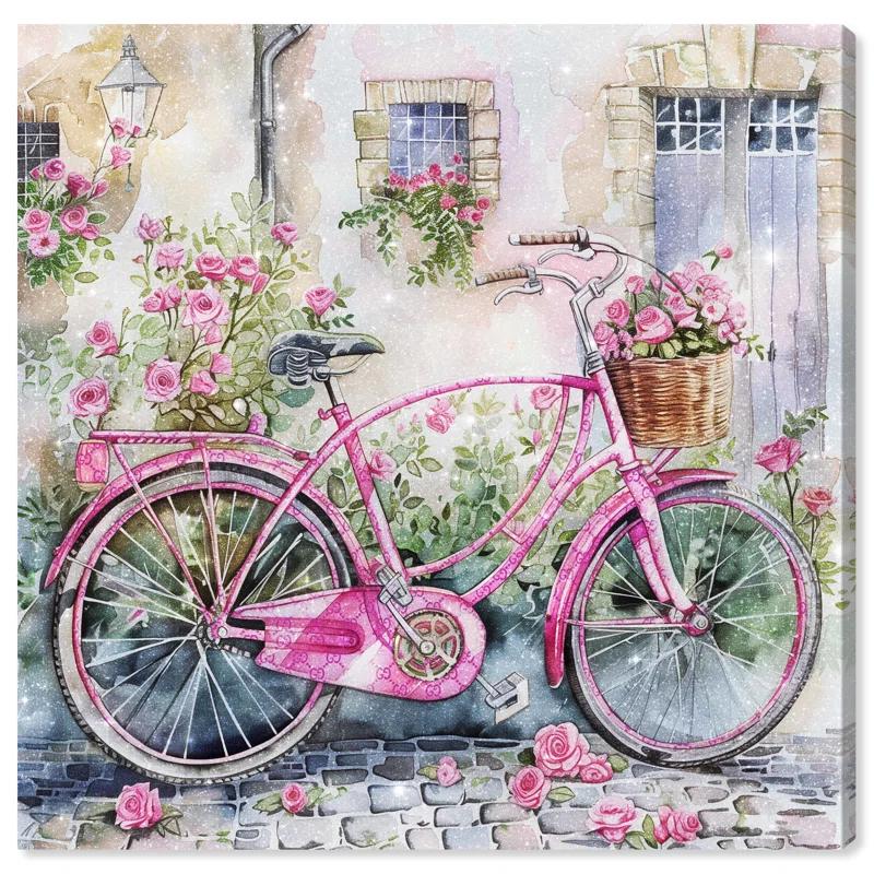 Art Remedy Glam Bike Chic Farmhouse Wall Art by Art Remedy