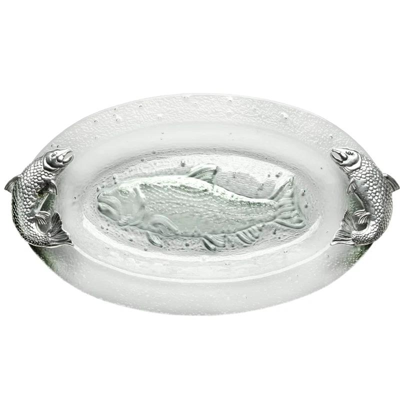 Arthur Court Designs Arthur Court Designs Coastal Glass Platter