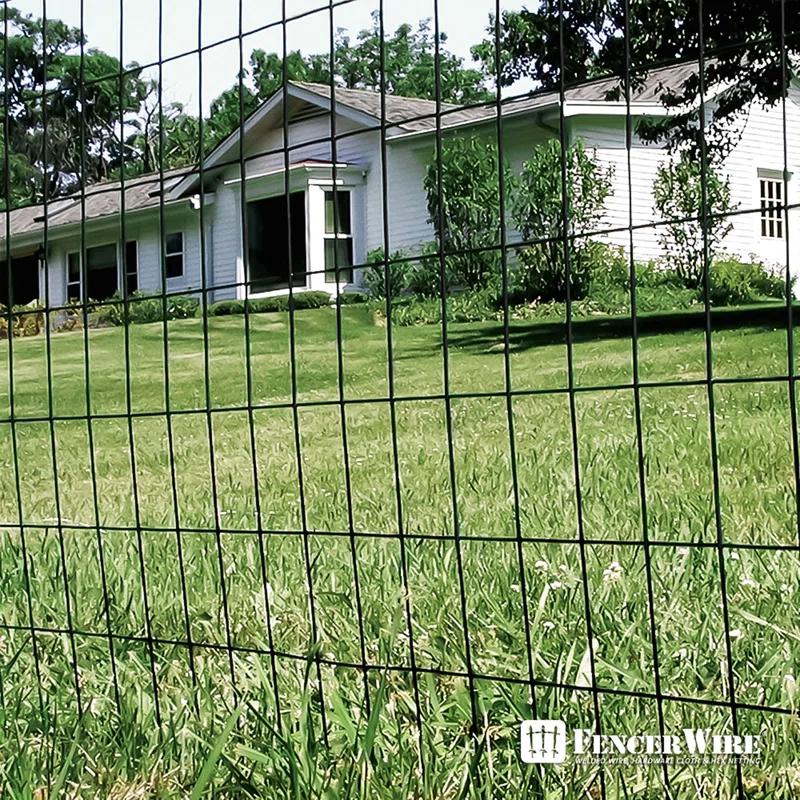 Fencer Wire Fencer Wire Vinyl Coated 16 Gauge Welded Fence Wire Roll, Mesh Size 2-Inch x 3-Inch