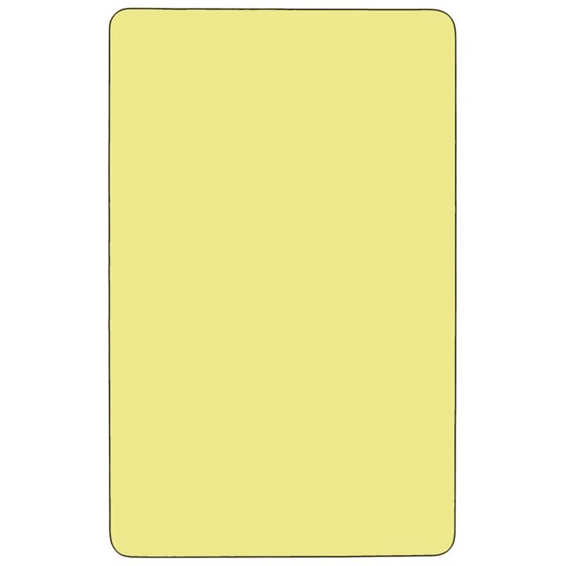 Goddard 24''W x 48''L Rectangular HP Laminate Activity Table - Adjustable Legs