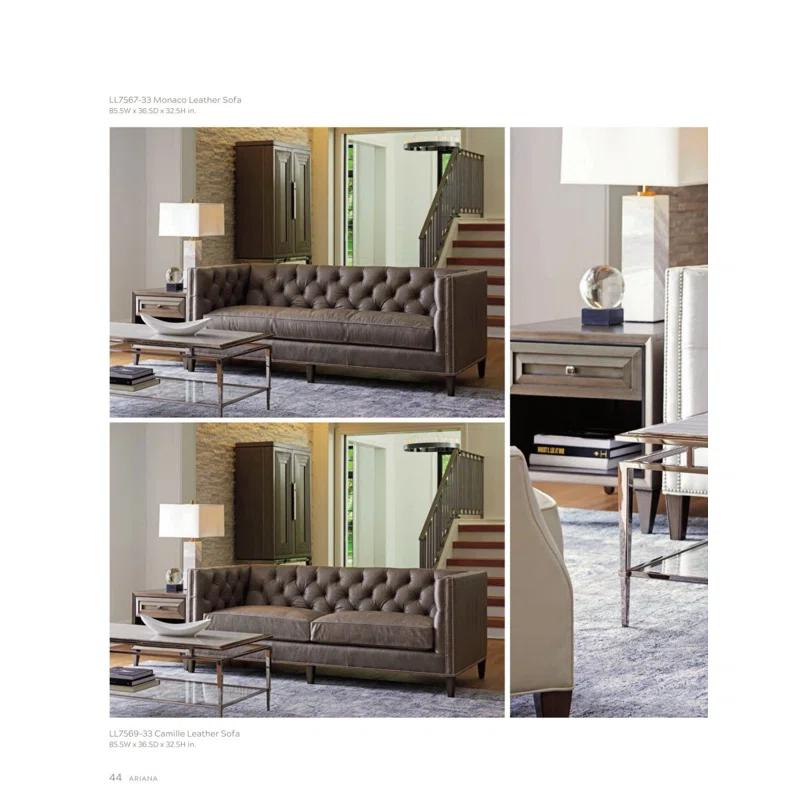 Ariana Monaco Leather Sofa