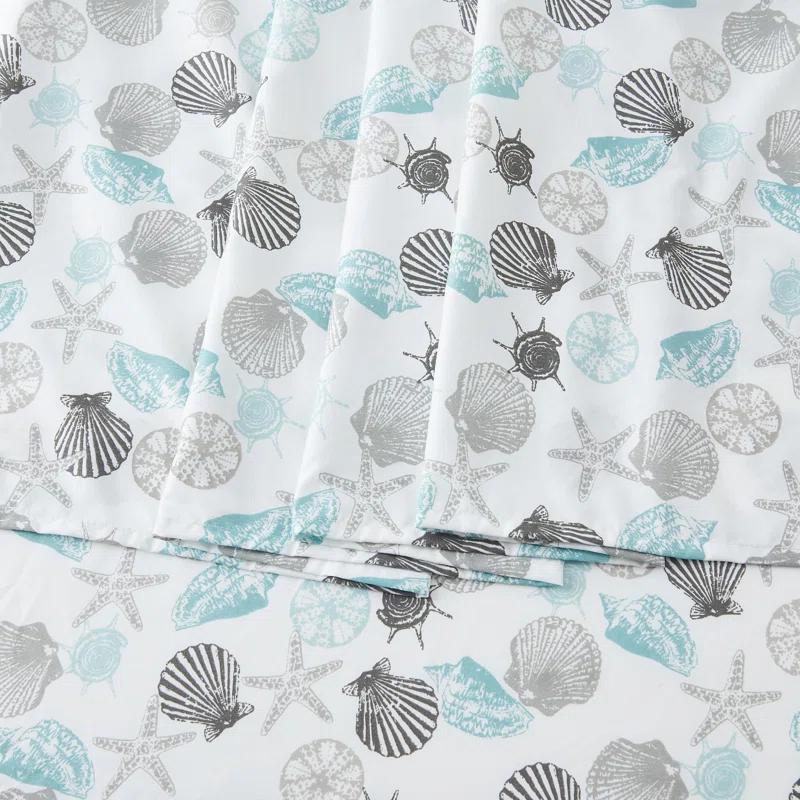 Ultra Soft Coastal Printed Microfiber Sheet Set