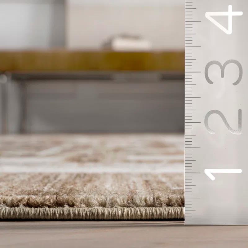 Union Rustic Agave Geometric Fringed Area Rug