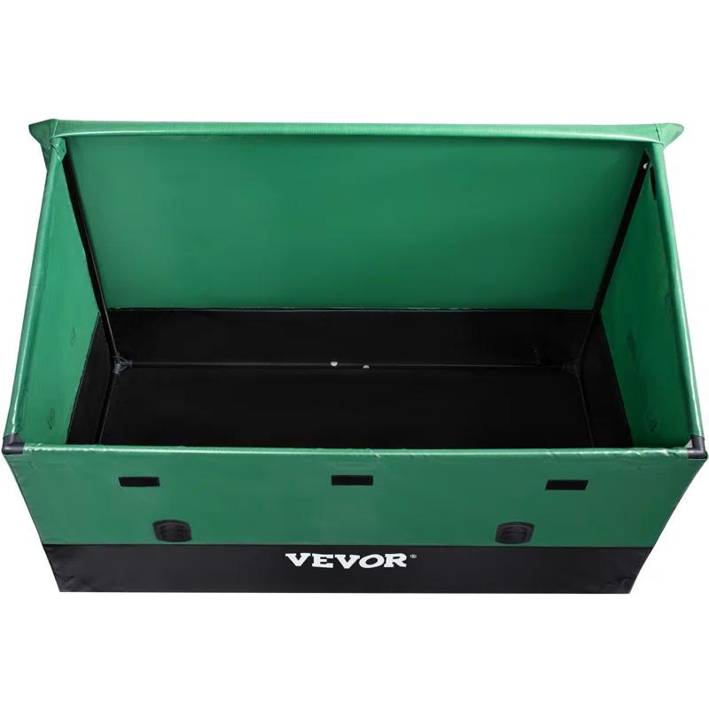VEVOR VEVOR 61'' W 150 Gallons Water Resistant Polyethylene Plastic Deck Box in Green/Black