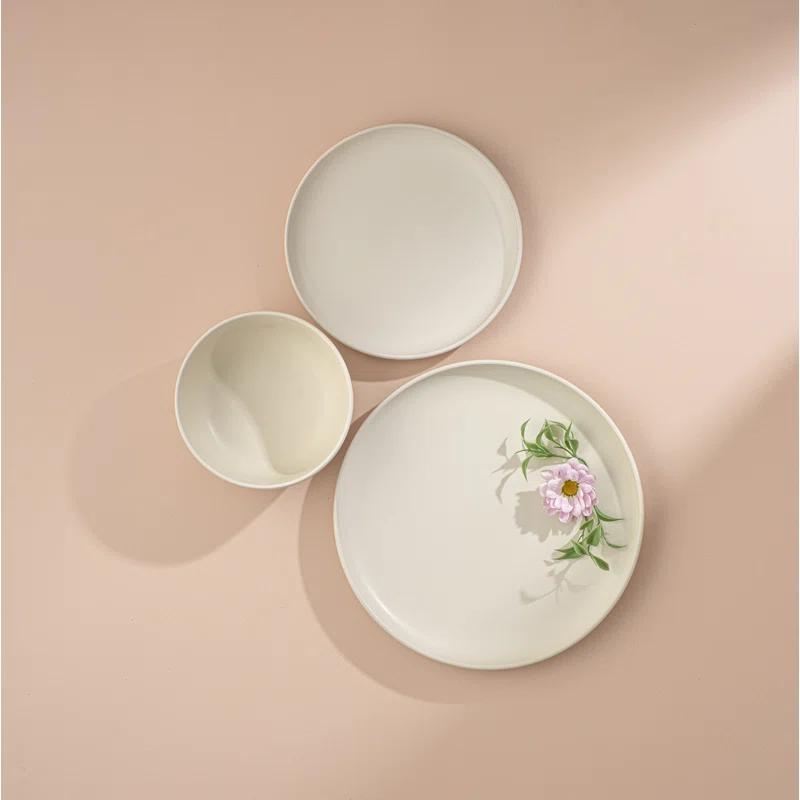 JoyJolt JoyJolt Mesa 6pc Stoneware 8" Salad plate set (Set of 6)