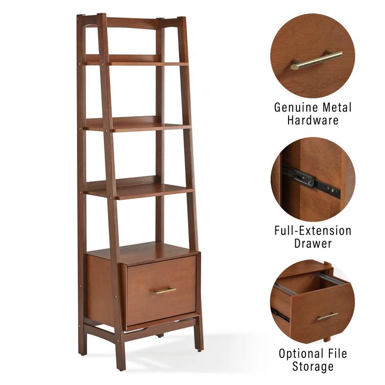 Stiles Narrow Etagere Bookcase