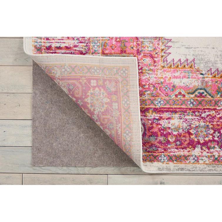 Nourison Rug-Loc Dual Sided Grey Rug Pad BR21 Grey 9'6" x 13'6"