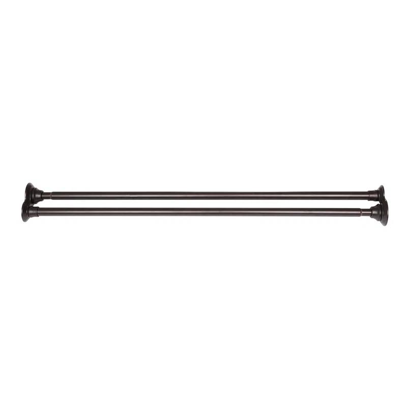 Utopia Alley 72'' Straight Tension Shower Curtain Rod & Hook Set