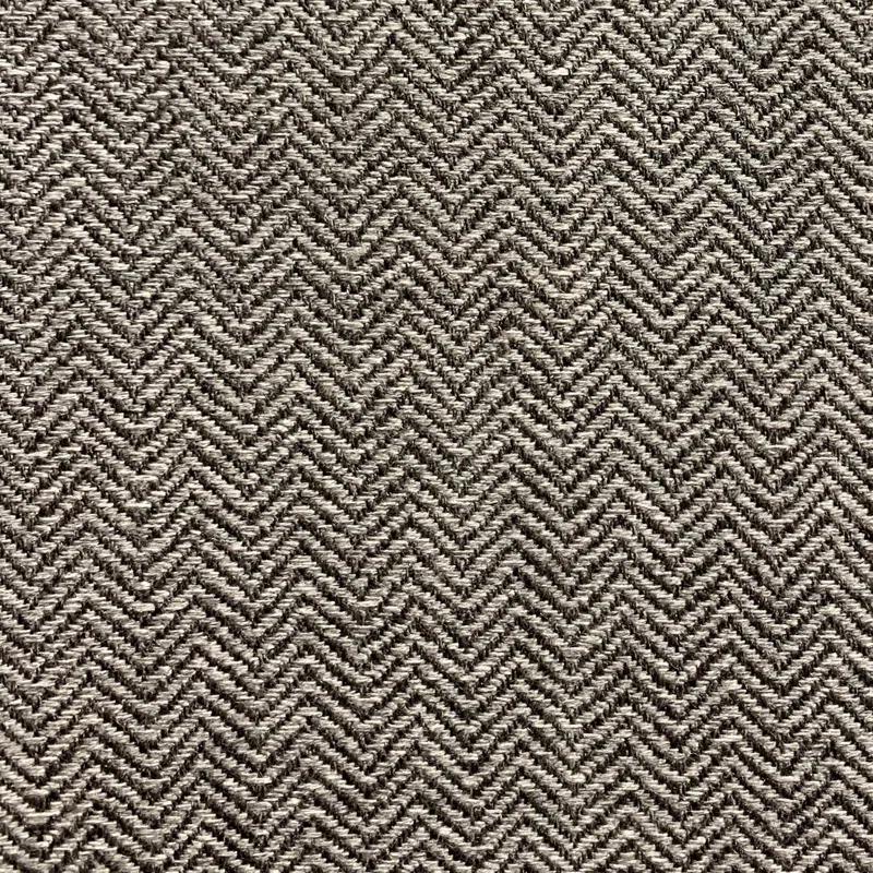 Plutus Brands Jagged Ash Chevron Sunbrella® Indoor/Outdoor Reversible Throw Pillow