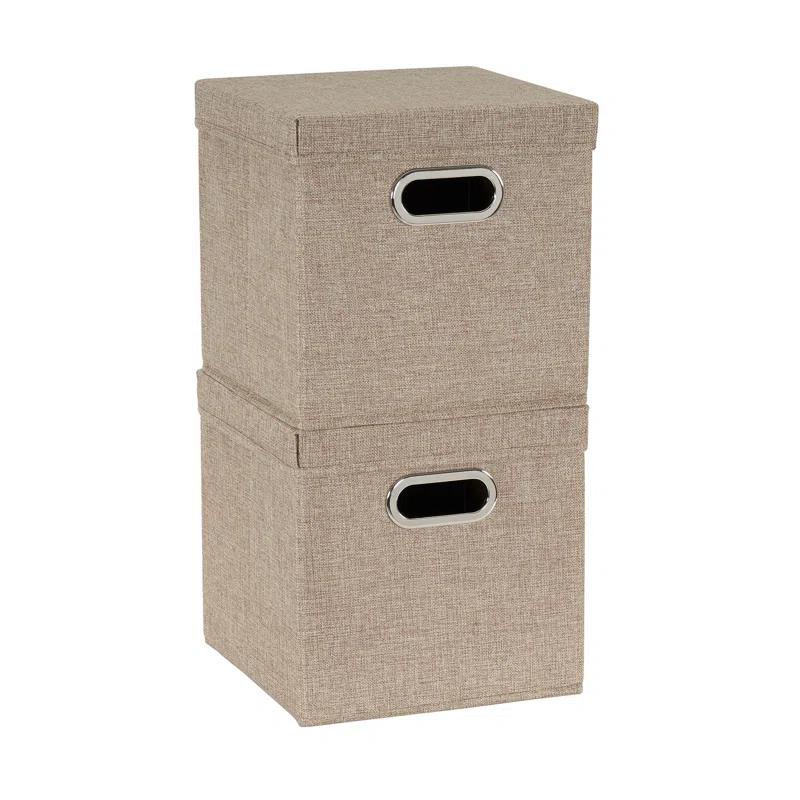 Household Essentials Household Essentials Fabric Bin (Set of 2)