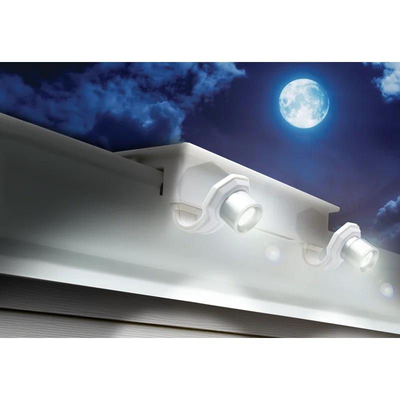 STKR Concepts 2 - Head LED Solar Powered Dusk to Dawn Outdoor Security Spotlight