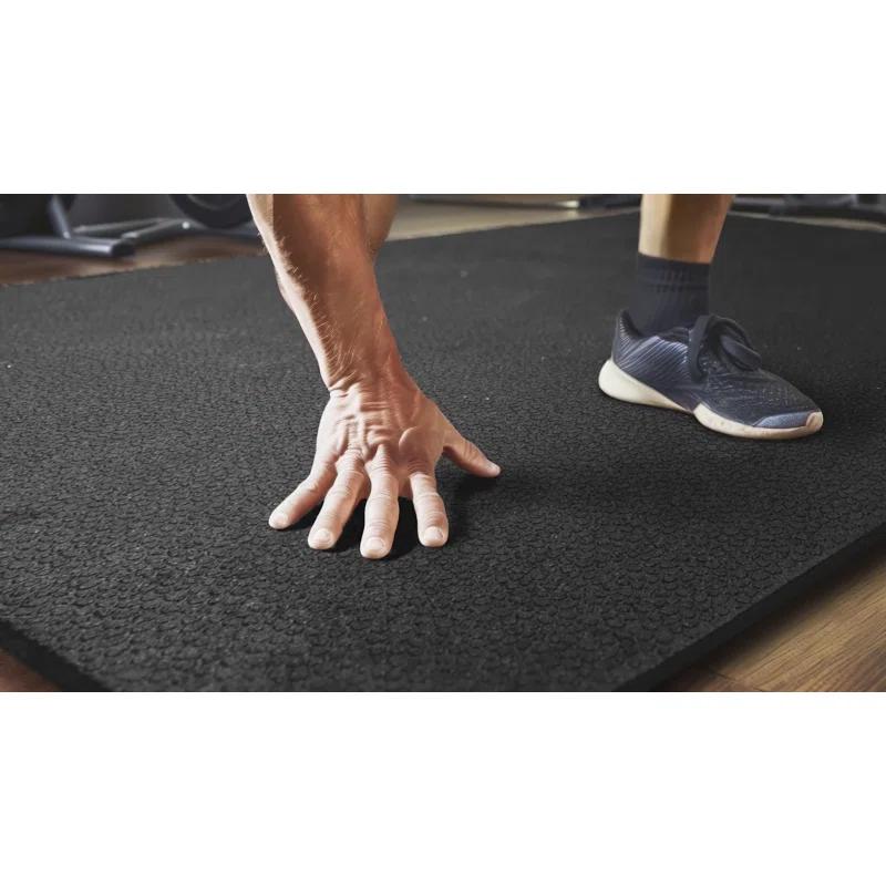 Mohawk Home Solid Multi Purpose 1/2" Non Skid Heavy Duty Rubber Gym Mat
