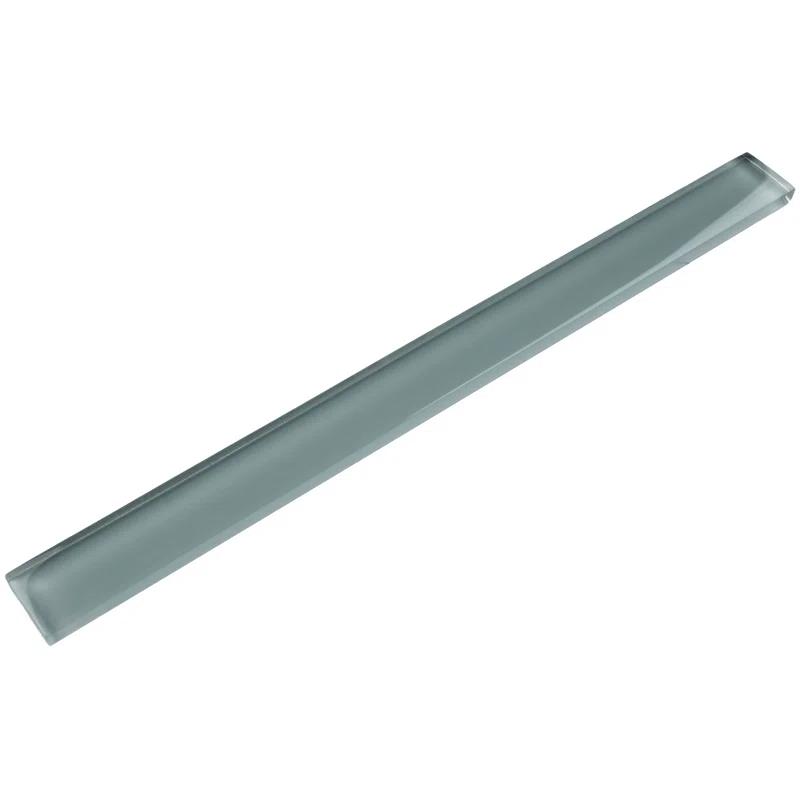 Pencil 1'' x 11.75'' Glass Border Tile (Set of 11)