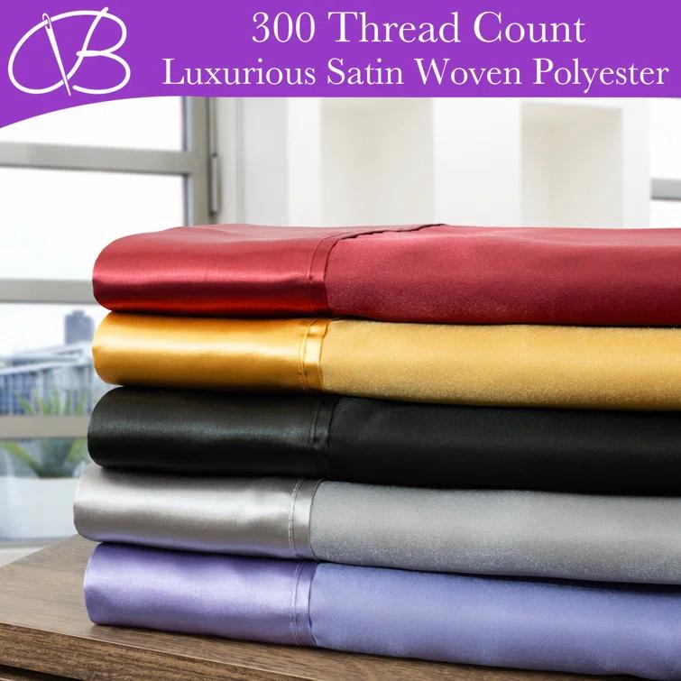 Bed Tite Smooth Satin BedTite Tight Grip Sheet Set