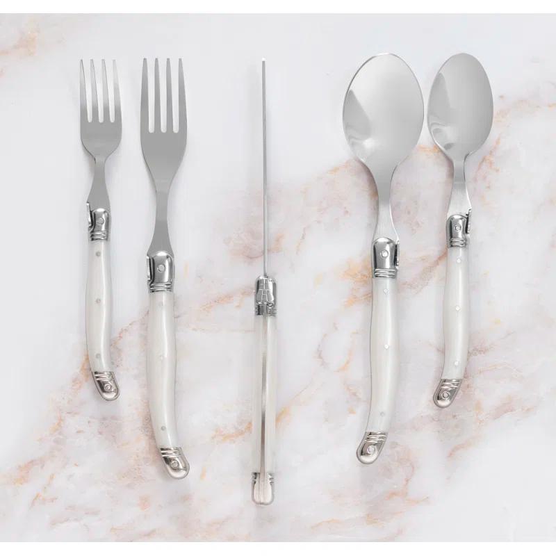 French Home French Home Laguiole 20 Piece Stainless Steel Flatware Set, Service for 4 (Set of 20)