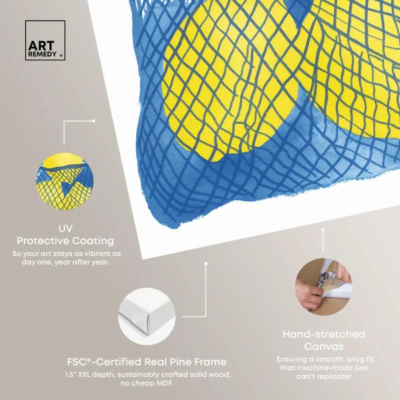 Art Remedy Lemon Loom Canvas Beach Coastal Art by Art Remedy