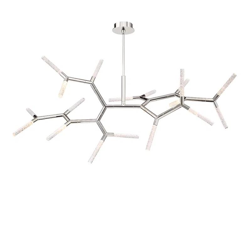 Modern Forms Kryptonite 18 - Light Dimmable LED Sputnik Modern Linear Chandelier
